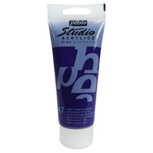 Pebeo Studio Acrylic 100ml Dark Cobalt Violet Hue