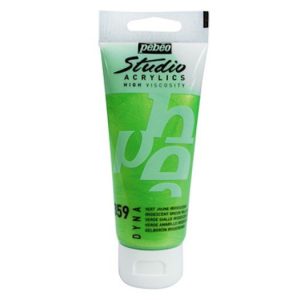 Pebeo Studio 100ml Iridescent Green Yellow