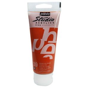 Pebeo Studio Acrylic 100ml Venice Red