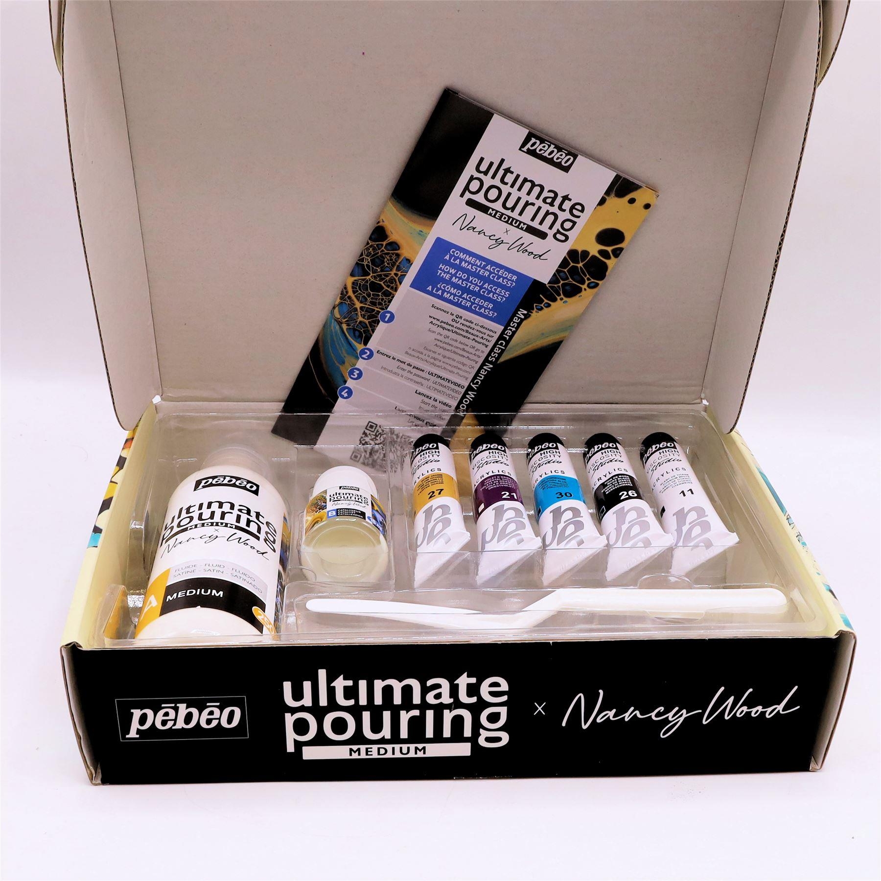 Pebeo Studio Acrylic Ultimate Pouring Medium Discovery Set