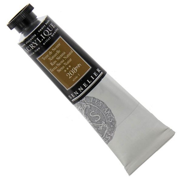 Sennelier Acrylique Acrylic Paint 60ml Tube 208 Raw Sienna Series 1