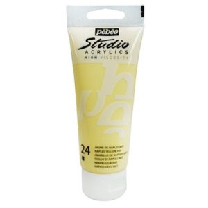 Pebeo Studio Acrylic 100ml Naples Yellow Hue