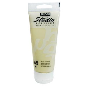 Pebeo Studio Acrylic 100ml Buff Titanium