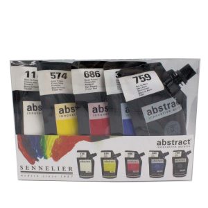 acrylic paint introduction set sennelier