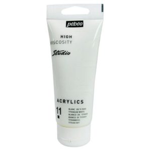 Pebeo Studio Acrylic 100ml Titanium White