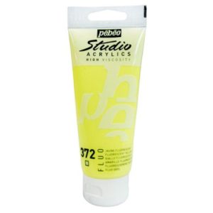 Pebeo Studio Acrylic 100ml  Fluorescent Yellow