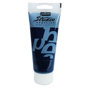 Pebeo Studio Acrylic tubes 100ml Prussian Blue Hue