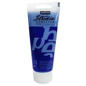 Pebeo Studio Acrylic 100ml Dark Ultramarine blue