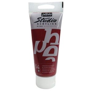 Pebeo Studio Acrylic 100ml Alisarin Crimson