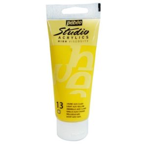 Pebeo Studio Acrylic 100ml Light Azo Yellow