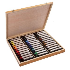 sennelier artists' oil sticks wooden set