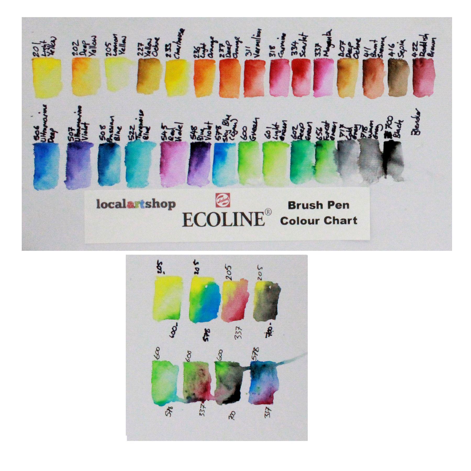 1800px x 1800px - Talens Ecoline Liquid Watercolour Set New 10 x 30ml