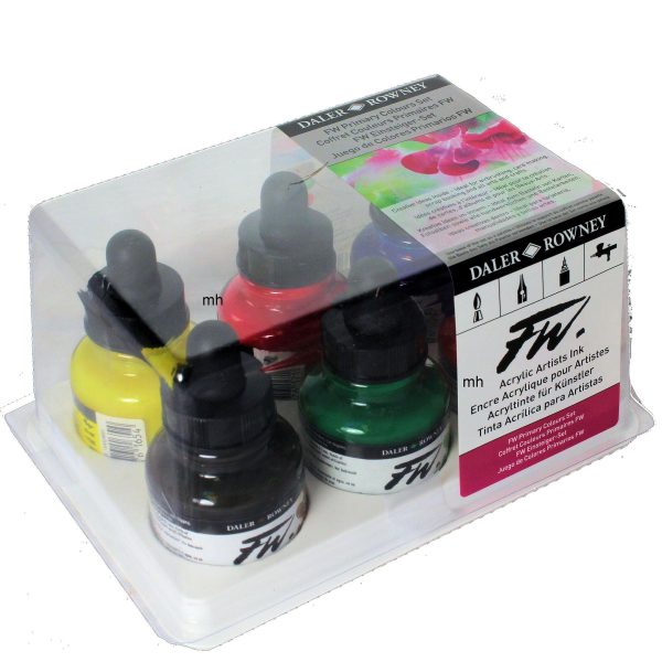 Daler Rowney FW acrylic ink Primary