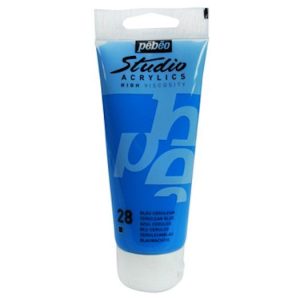 Pebeo Studio Acrylic 100ml Cerulean Blue