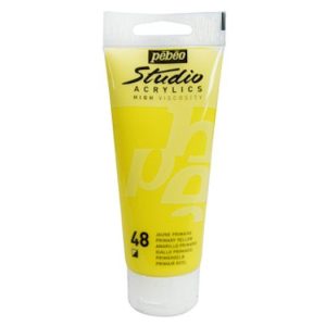 Pebeo Studio Acrylic 100ml Primary Yellow