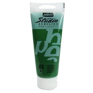 Pebeo Studio Acrylic 100ml  Green Earth