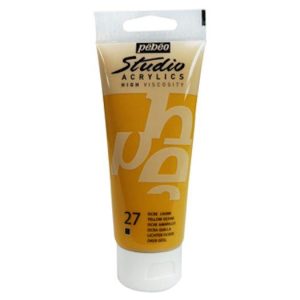 Pebeo Studio Acrylic 100ml Yellow Ochre